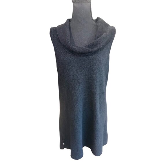 Willow Sleeveless Black Cowl Neck Tunic Sweater M Knitwear Modern Minimalist - Picture 1 of 7
